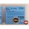 Image 4 : Canada Ten Cent (5 Certified Coins) : - 2016 : CMG Cert : UNC-65 - 2016 "UHC" : CCCS Cert : PF-68 - 