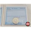 Image 6 : Canada Ten Cent (5 Certified Coins) : - 2020 : CCCS Cert : UNC-65 - 2021 : CCCS Cert : UNC-66 - 2022