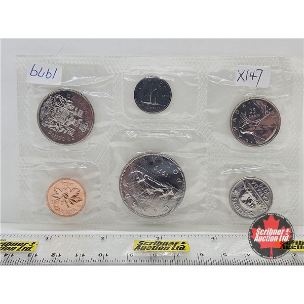 Canada 1979 Uncirculated Year Set (Note: Pkg damage near quarter)