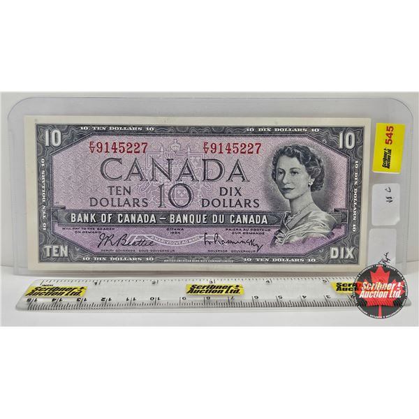 Canada $10 Bill 1954 : Beattie/Rasminsky #FV9145227