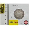 Image 1 : Canada Twenty Five Cent 1872H