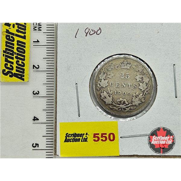 Canada Twenty Five Cent 1900