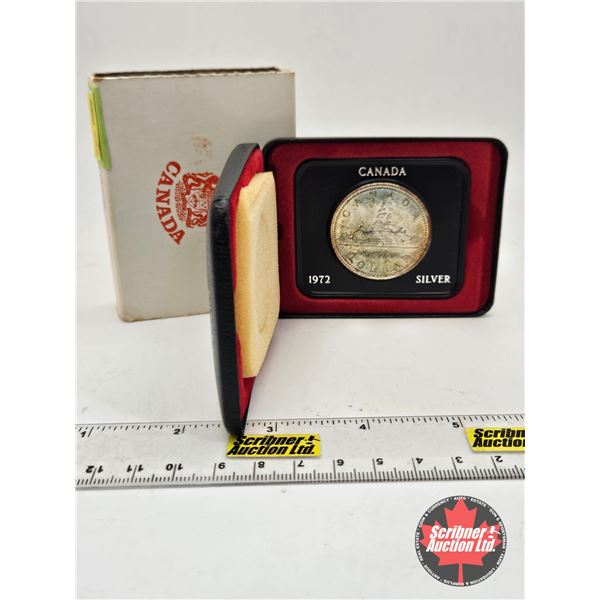RCM Canada Silver Dollar 1972 (Black Clamshell Case)