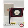 Image 1 : RCM Canada Silver Dollar 1876-1976 Library of Parliament (Black Clamshell Case)