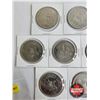 Image 2 : Tokens : Klondike Dollars-Edmonton (10) : 1972; 1972; 1973; 1974; 1975; 1975; 1976; 1976; 1977; 1977