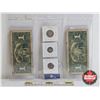 Image 5 : Canada 1937 Coin/Bill Collector Combo (5) : - $1 Bill : Gordon/Towers #XA5613156 - Five Cent - Ten C