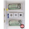 Image 1 : Canada 1967 Coin/Bill Collector Combo (5) : - $1 Bill : Beattie/Rasminsky 1867 1967 - Five Cent - Te