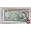 Image 2 : Canada 1954 Coin/Bill Collector Combo (5) : - $1 Bill : Bouey/Rasminsky #HF7292985 - Five Cent - Ten
