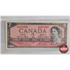 Image 3 : Canada 1954 Bills (3): - $1 Bill : Beattie/Rasminsky #VP0808896 - $2 Bill : Lawson/Bouey #NG4337809 
