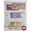 Image 1 : Yugoslav Bills (4): 10 Dinara; 20 Dinara (2); 5000 Dinara