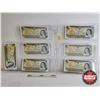 Image 1 : Canada $1 Bills 1973 (7 Consecutive) : Lawson/Bouey #NH1336158-6164