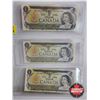 Image 2 : Canada $1 Bills 1973 (7 Consecutive) : Lawson/Bouey #NH1336158-6164