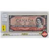 Image 1 : Canada $2 Bill 1954DF "Devil's Face" : Beattie/Coyne #EB9819527