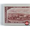 Image 6 : Canada $2 Bill 1954DF "Devil's Face" : Beattie/Coyne #EB9819527