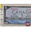 Image 3 : Canada $5 Bill 1954DF "Devil's Face" : Beattie/Coyne #IC5209013