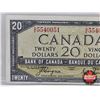 Image 3 : Canada $20 Bill 1954DF "Devil's Face" : Coyne/Towers #BE5540051