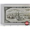 Image 6 : Canada $20 Bill 1954DF "Devil's Face" : Coyne/Towers #BE5540051