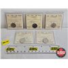 Image 1 : Canada Ten Cent (5 Certified Coins) : - 1990 : ICCS Cert : MS-64 - 1992 : ICCS Cert : MS-64 - 1993 :