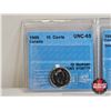 Image 2 : Canada Ten Cent (5 Certified Coins) : - 1995 : CCCS Cert : UNC-65 - 1996 "Silver, UHC" : CCCS Cert :