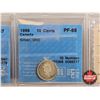 Image 3 : Canada Ten Cent (5 Certified Coins) : - 1997 "Silver, UHC" : CCCS Cert : PF-67 - 1998 "Silver, UHC" 