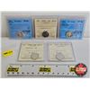 Image 1 : Canada Ten Cent (5 Certified Coins) : - 2002 "UHC" : CCCS Cert : PF-67 - 2002P : ICCS Cert : MS-65 -
