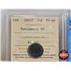 Image 2 : Canada Ten Cent (5 Certified Coins) : - 2005P "Numismatic BU" : ICCS Cert : MS-66 - 2006 "Silver, UH