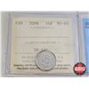 Image 5 : Canada Ten Cent (5 Certified Coins) : - 2005P "Numismatic BU" : ICCS Cert : MS-66 - 2006 "Silver, UH