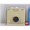 Image 2 : Canada Ten Cent (5 Certified Coins) : - 2010 : ICCS Cert : MS64 - 2011 "Silver, UHC" : CCCS Cert : P