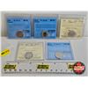 Image 1 : Canada Ten Cent (5 Certified Coins) : - 2007 : CCCS Cert : SP-67 - 2010 : CCCS Cert : SP-67 - 2011 :