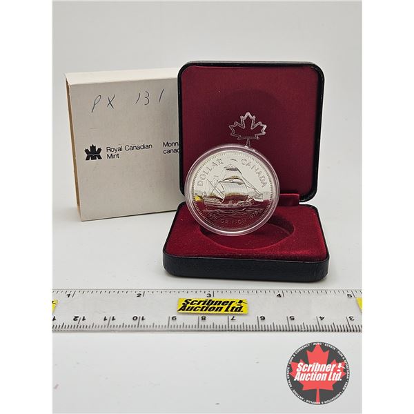 RCM Canada Silver Dollar 1679-1979 Griffon (Black Case)