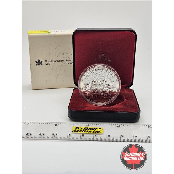 RCM Canada Silver Dollar 1980 (Black Case)