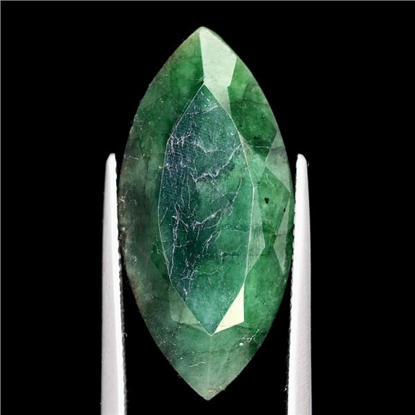 13.25 ct Certified Zambian Emerald Gemstone ($19,875 Appraisal) (Inv #SR032)