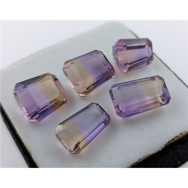 40.17 ct Certified Bi-Colour Ametrine Gemstone Parcel ($11,400 Appraisal) (Inv #SR036)