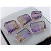Image 1 : 40.17 ct Certified Bi-Colour Ametrine Gemstone Parcel ($11,400 Appraisal) (Inv #SR036)