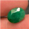 Image 1 : 5.35 ct Certified Colombian Emerald Gemstone ($6,650 Appraisal) (Inv #SR038)