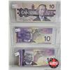 Image 3 : Canada $10 Bills Collector Combo (6 Bills):  - 1937 : Gordon/Towers #JD3447253 - 1954 : Beattie/Rasm