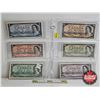 Image 1 : Canada Bills 1954 Series (6) :  - $50 : Beattie/Coyne #AH8779524 - $20 : Beattie/Rasminsky #WE225907
