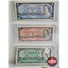 Image 2 : Canada Bills 1954 Series (6) :  - $50 : Beattie/Coyne #AH8779524 - $20 : Beattie/Rasminsky #WE225907