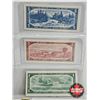 Image 5 : Canada Bills 1954 Series (6) :  - $50 : Beattie/Coyne #AH8779524 - $20 : Beattie/Rasminsky #WE225907