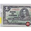 Image 2 : Bank of Canada $1 Bill 1937 : Coyne/Towers #SN3891107
