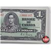Image 3 : Bank of Canada $1 Bill 1937 : Coyne/Towers #SN3891107