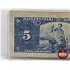 Image 5 : Bank of Canada $5 Bill 1937 : Gordon/Towers #EC3943999
