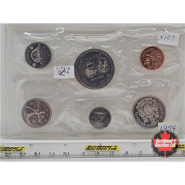 Canada 1974 Uncirculated Year Set (Consignor Tag: Single Yoke)