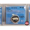 Image 4 : Canada Twenty Five Cent (4 Certified Coins) : - 2002 "Canada Day" : CCCS Cert : UNC-64 - 2011 "Tooth