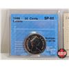 Image 2 : Canada Fifty Cent (3 Certified Coins) : - 1988 : CCCS Cert : SP-68 - 1988 "Ultra Heavy Cameo" : ICCS