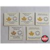 Image 10 : RCM 2016 $20 Geometry in Art : Fine Silver 5-Coin Set in Display Case - The Caribou (COA #2856) - Th