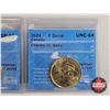 Image 5 : Canada One Dollar (4 Certified Coins) : - 1992 "1867-1967, Loon" : CCCS Cert : UNC-67 - 2000 "Loon" 