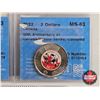 Image 4 : Canada Two Dollar "Toonies" (3 Certified Coins) : - 2004 "Bear" : CCCS Cert : SP-68 - 2017 "Canada 1