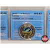 Image 3 : Canada Two Dollar "Toonies" (3 Certified Coins) : - 2010 "Bear" : CCCS Cert : UNC-66 - 2017 "Canada 