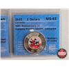 Image 4 : Canada Two Dollar "Toonies" (3 Certified Coins) : - 2010 "Bear" : CCCS Cert : UNC-66 - 2017 "Canada 
